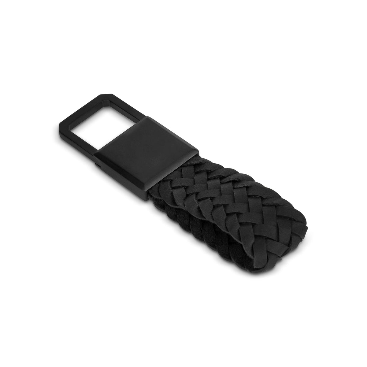 Braided Leather Keychain