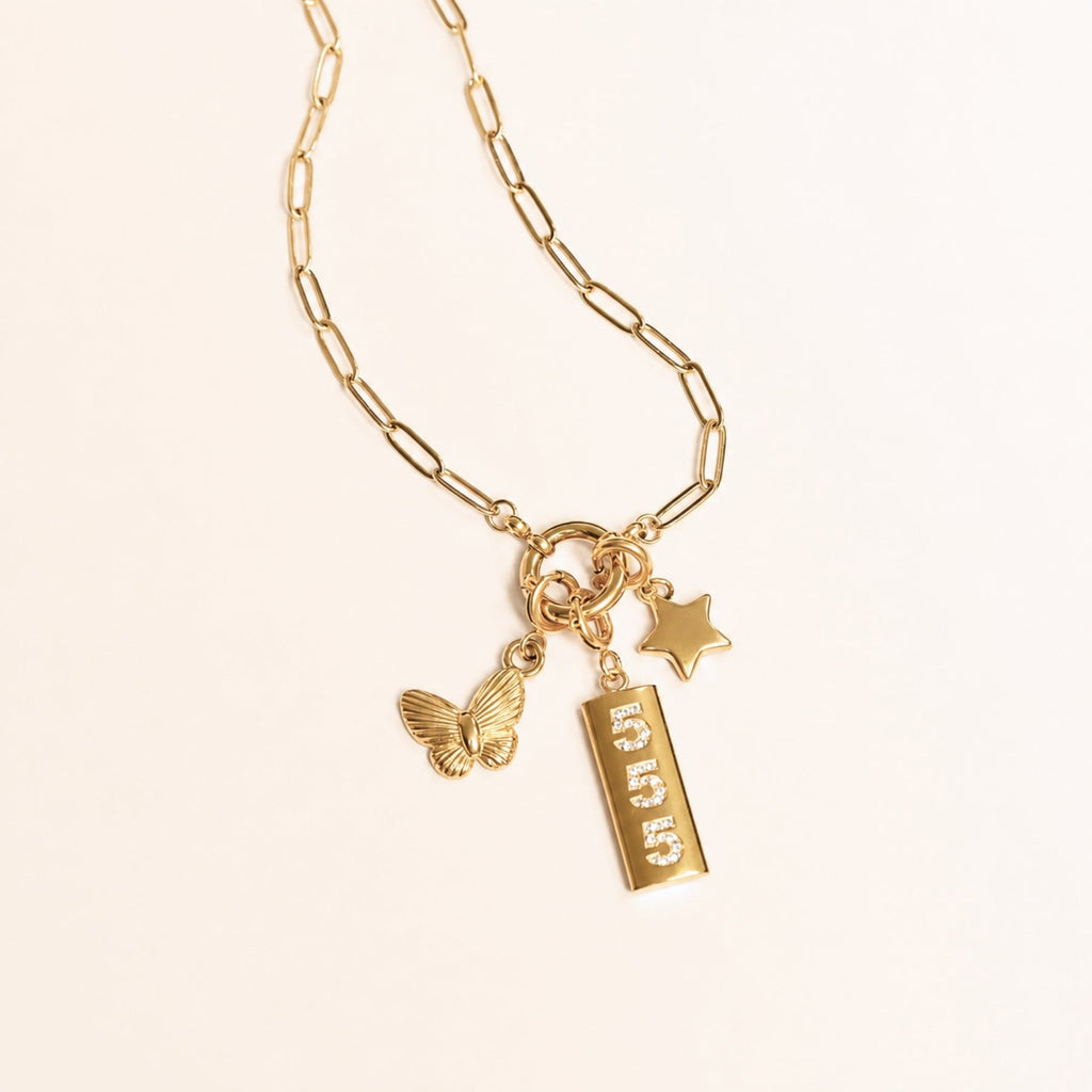 Paperclip Charm Necklace