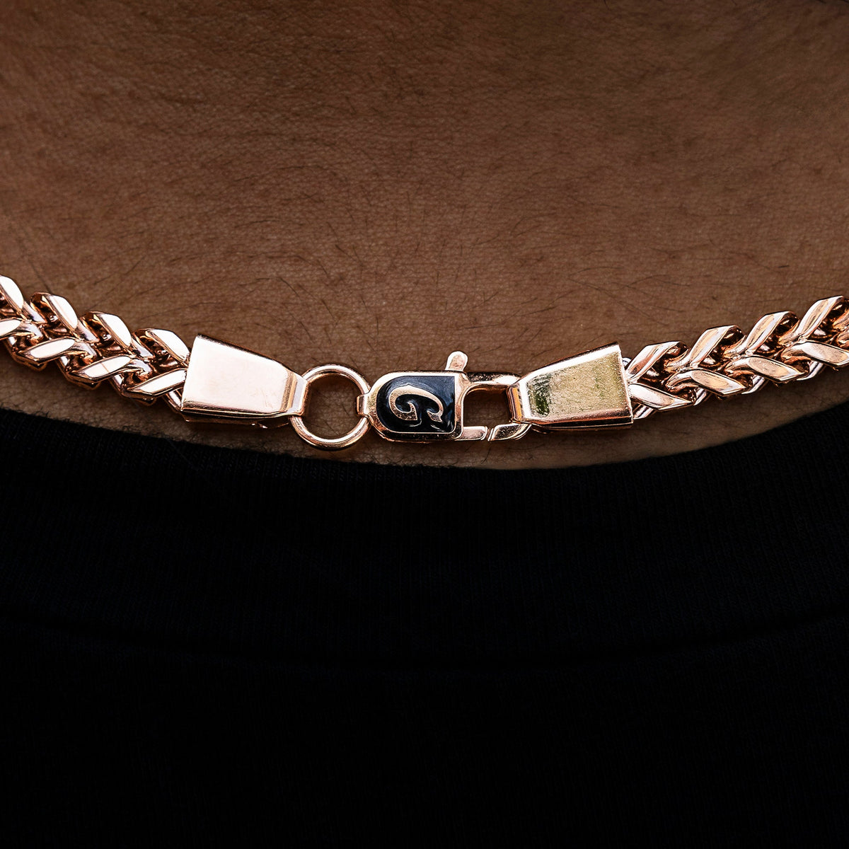 Franco Chain in Rose Gold- 6mm