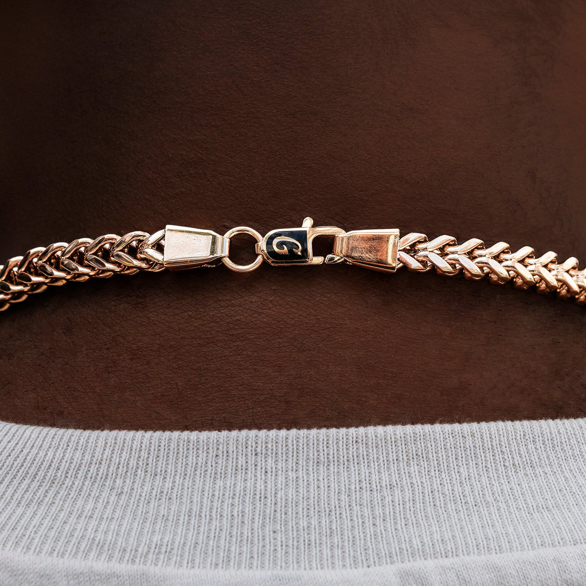Franco Chain in Rose Gold- 6mm
