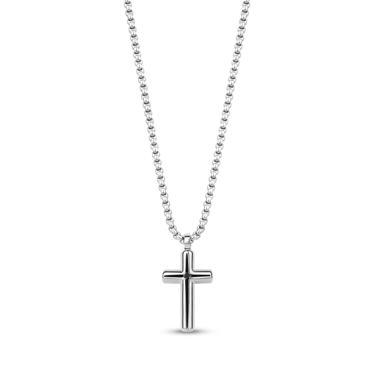 Black Stone Reversible Cross