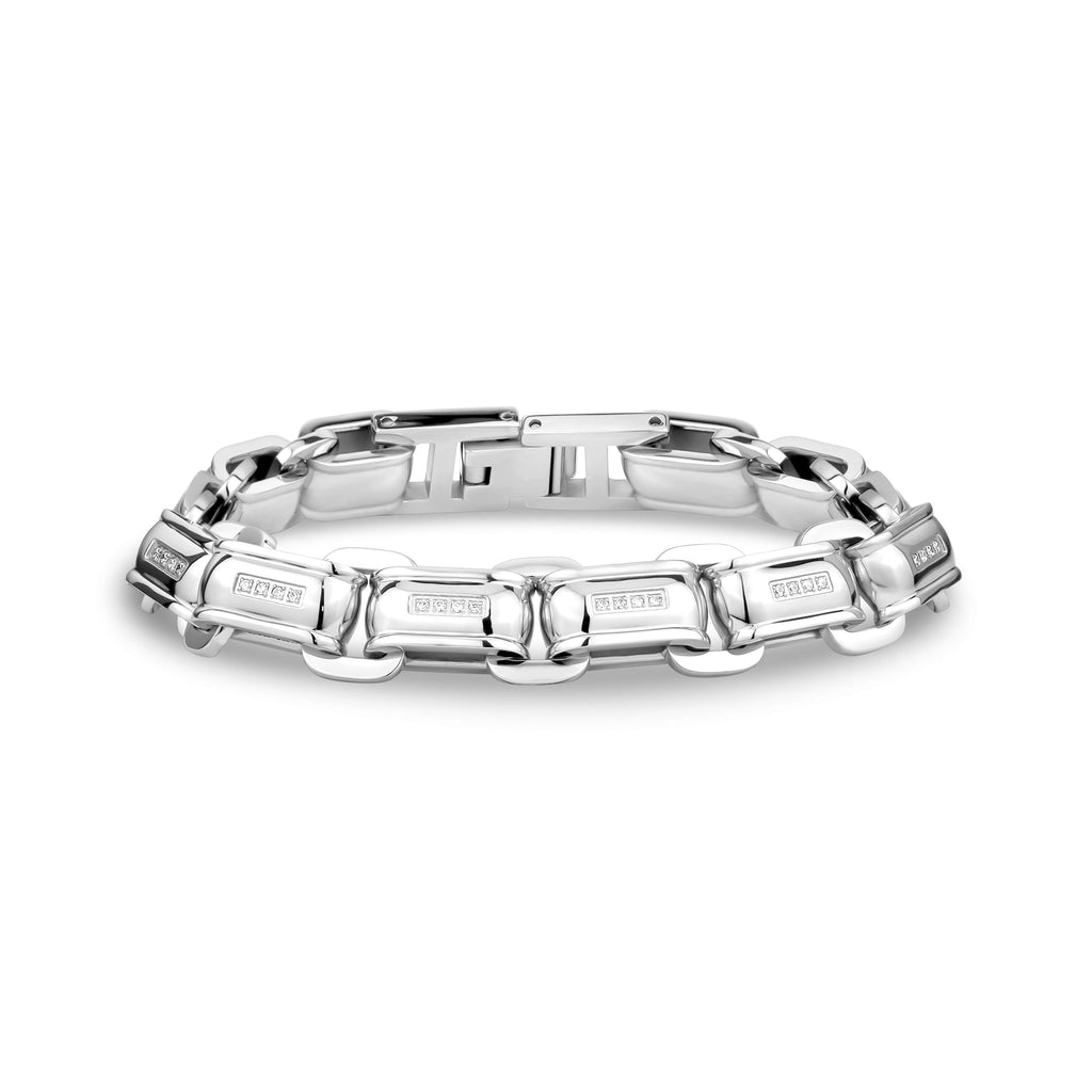 Stone-Set Link Bracelet