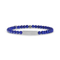 Rectangle Lapis Lazuli Bead Bracelet | 4MM