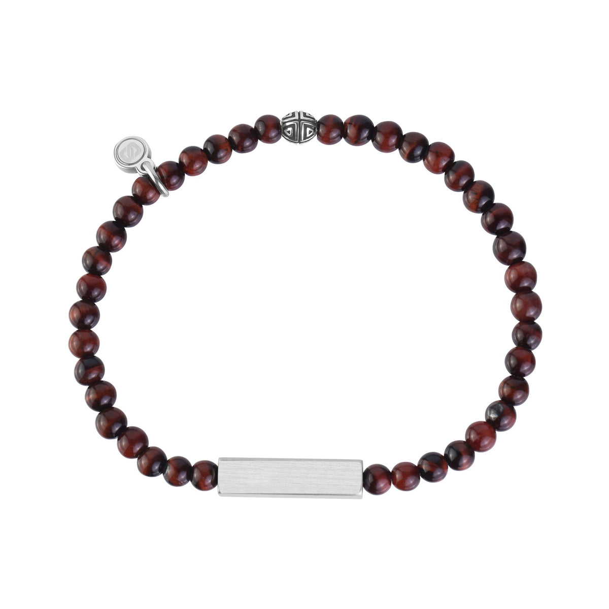 Rectangle Tiger Eye Bead Bracelet | 4MM