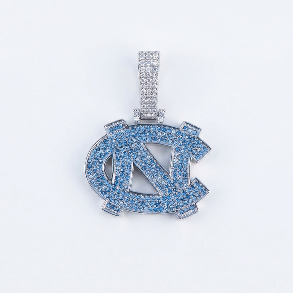 North Carolina Tar Heels in White Gold
