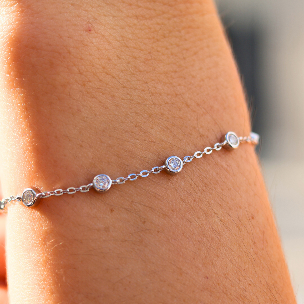 Moissanite Novem Bracelet (Silver)