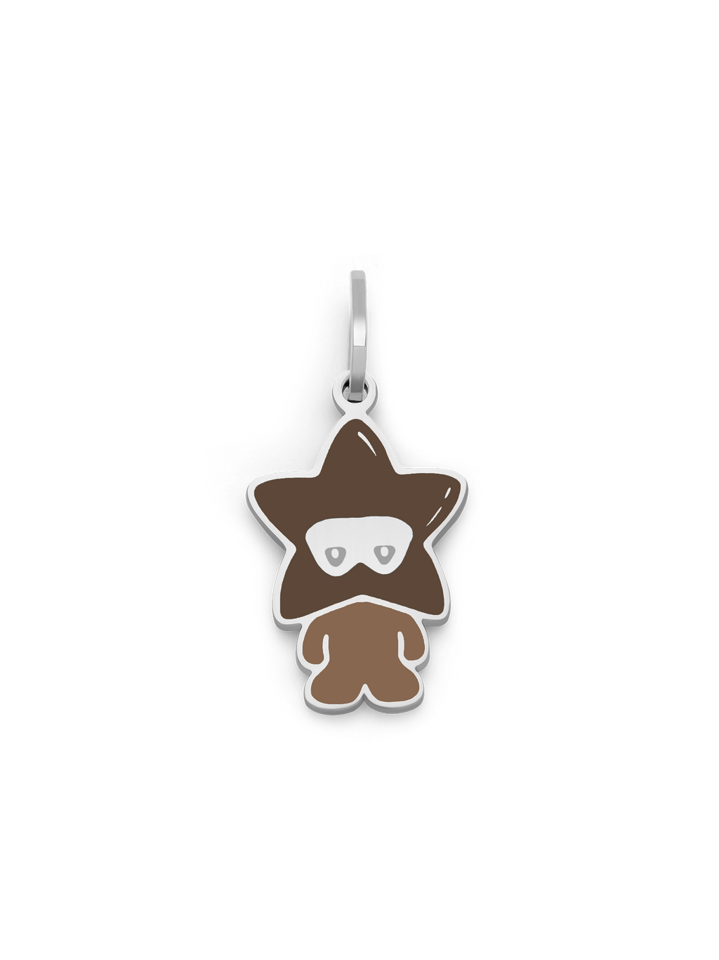 Star Boy Necklace (Mocha & Steel)