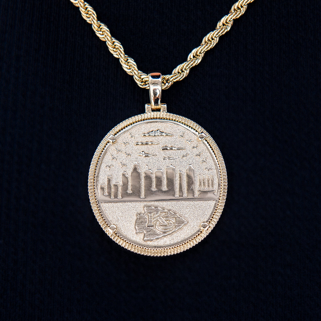 Kansas City Chiefs Official NFL Coin Pendant