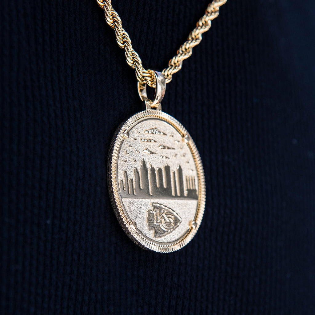 Kansas City Chiefs Official NFL Coin Pendant