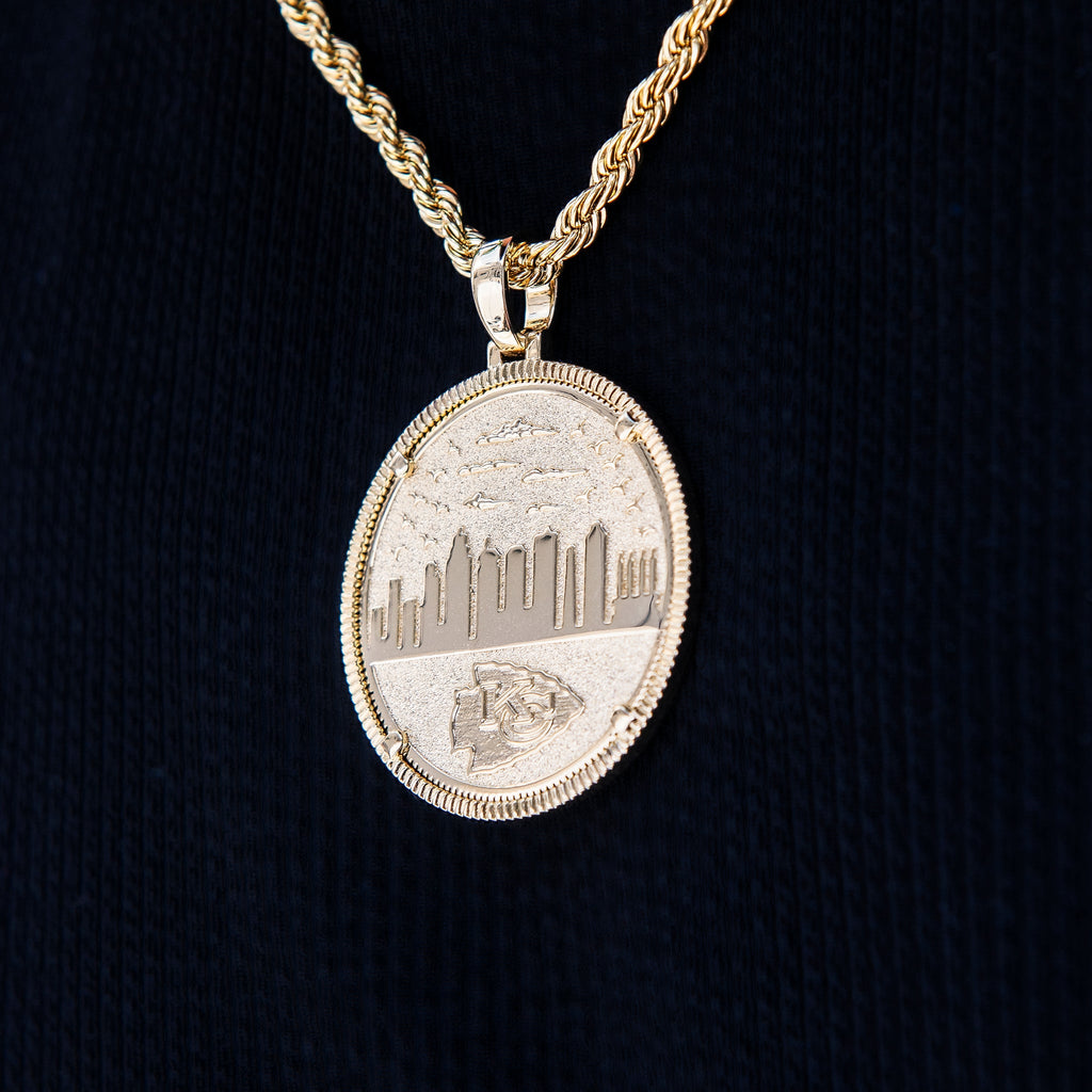 Kansas City Chiefs Official NFL Coin Pendant
