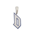 Duquesne Dukes Logo in White Gold