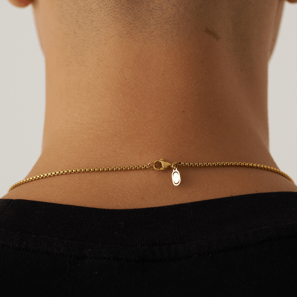 Round Box Chain (Gold) 2mm
