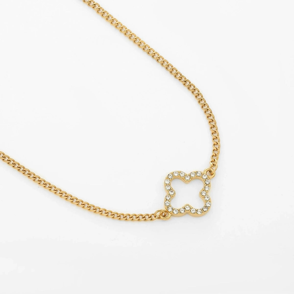 Iced Lucky Bracelet w/ Cuban Chain