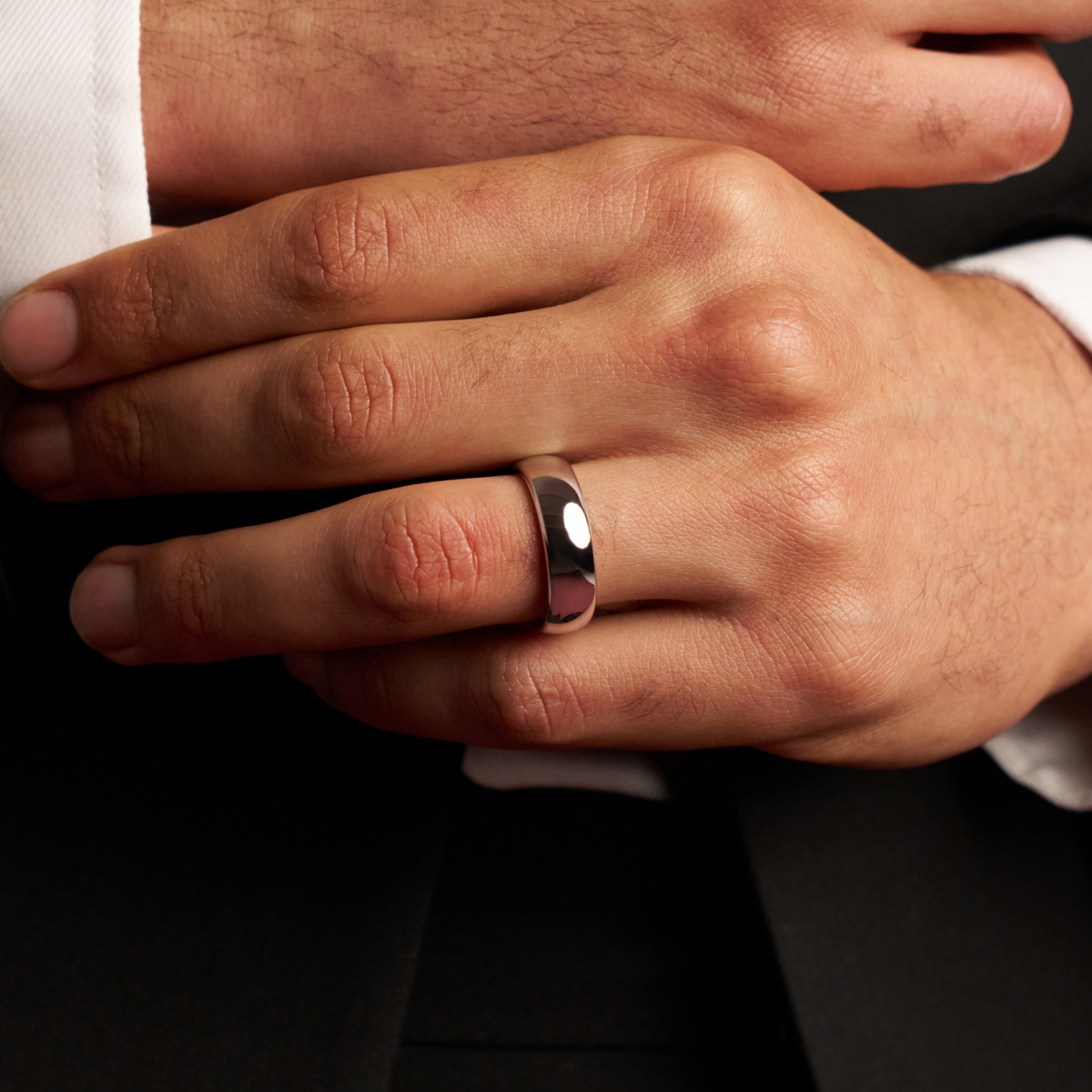 Rounded Ring (Silver) 7mm | Tungsten