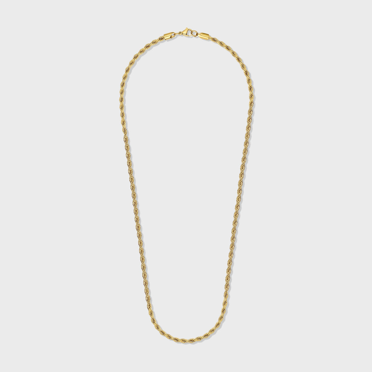 Women's Rope Chain (Gold) - 4mm