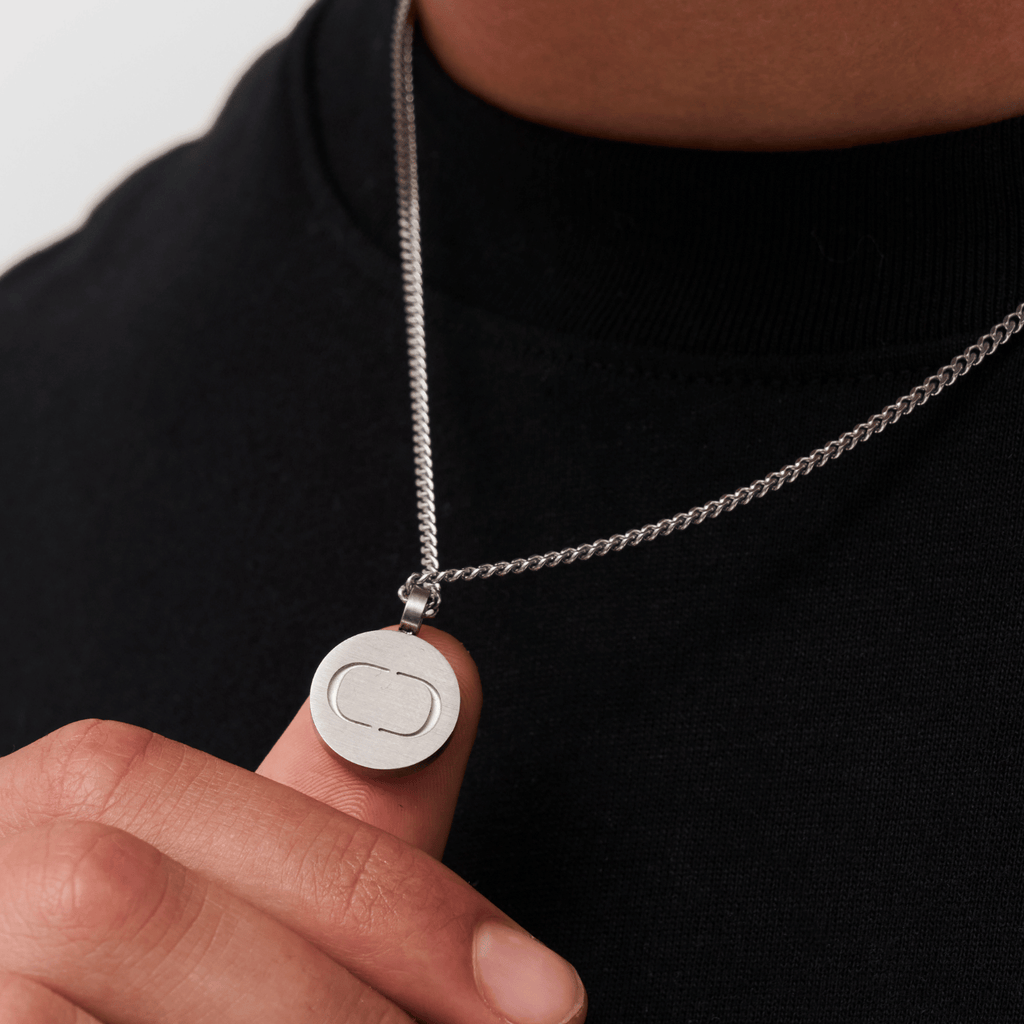 Round Totem Pendant (Silver)