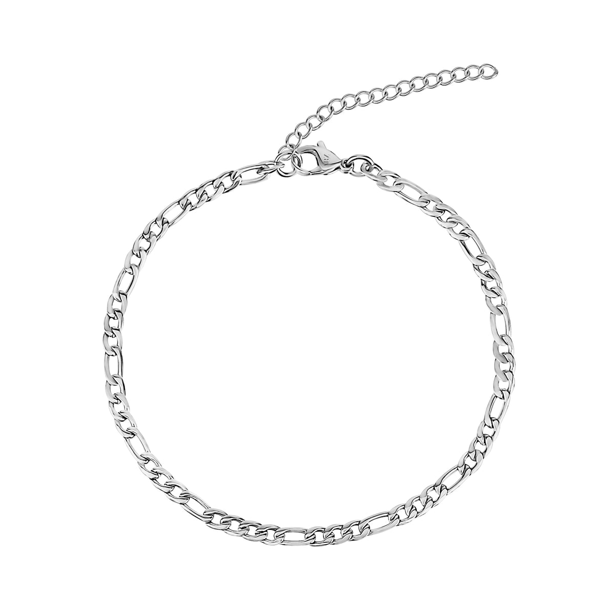 Figaro Link Anklet | 3.5MM