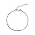 Interlocking Chain Anklet | 3MM