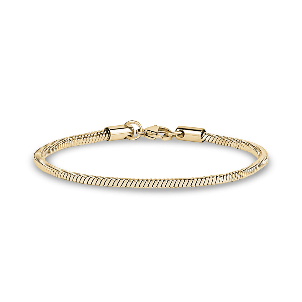 Square Snake Chain Anklet | 3MM