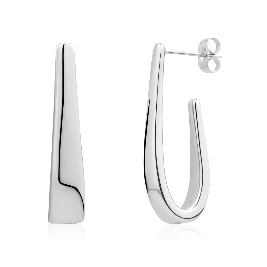 Modern Curve Stud Earrings
