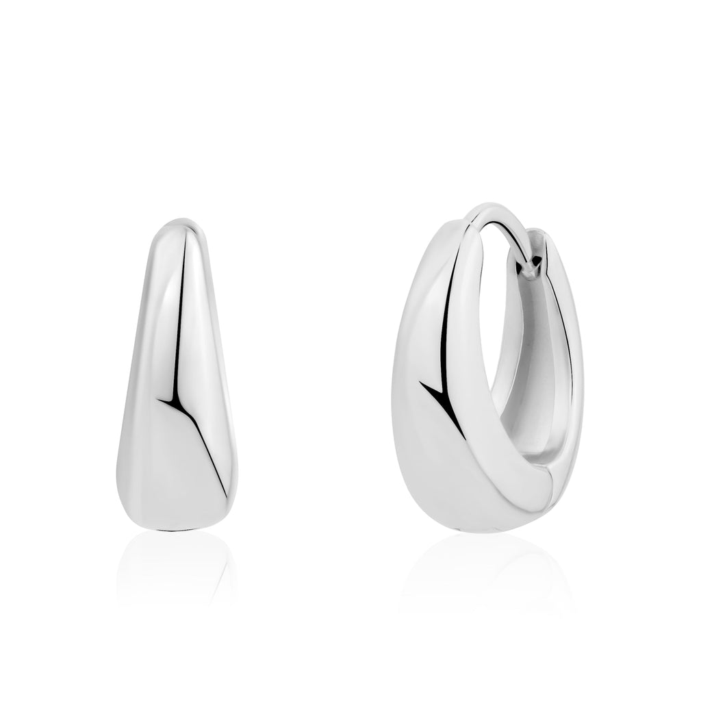 Sleek Droplet Hoops