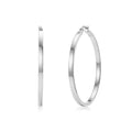 Everyday Flat Hoop Earrings
