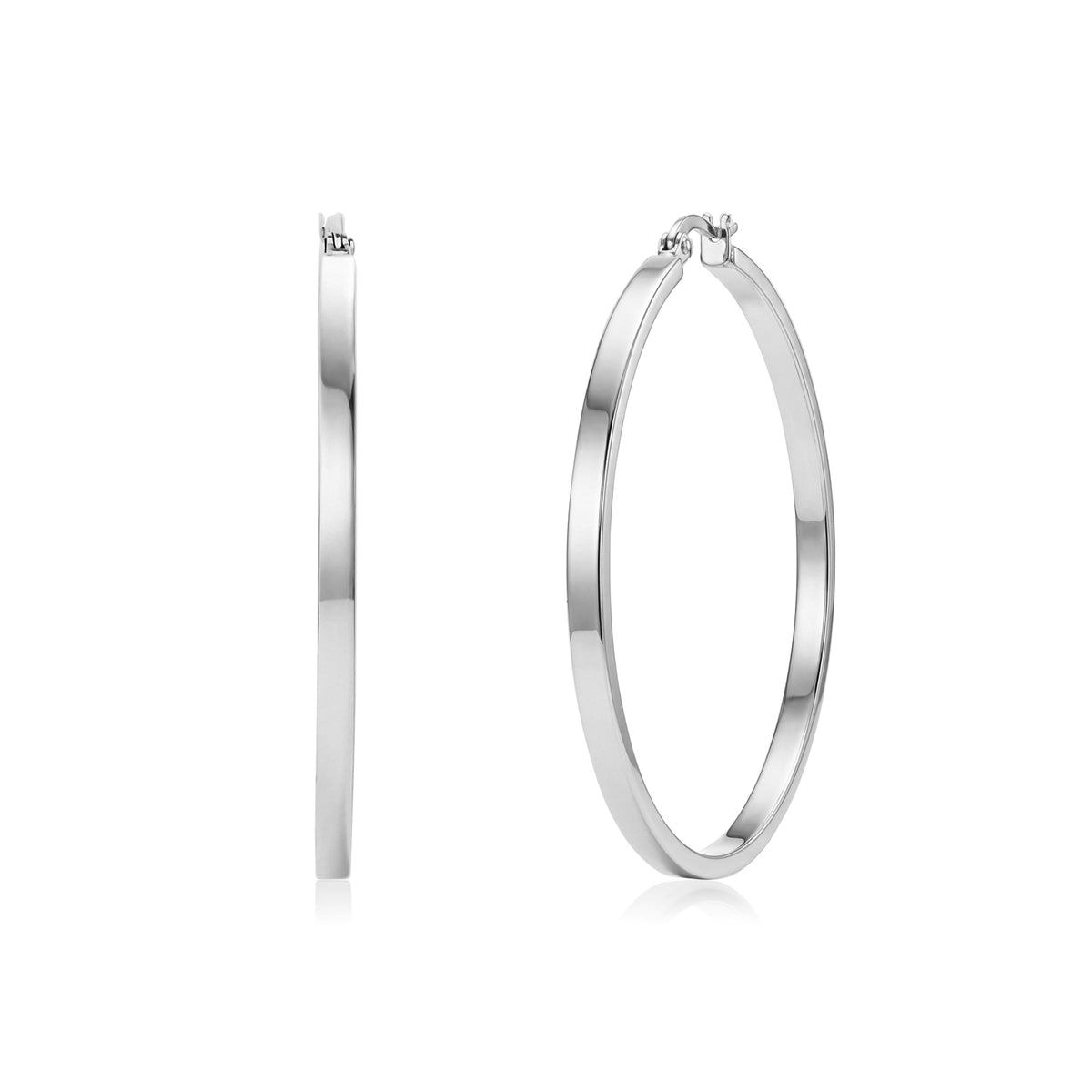 Everyday Flat Hoop Earrings