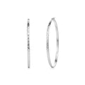 XL Hammered Hoop Earrings