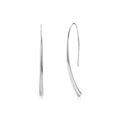 Slim Curved Hook Earrings