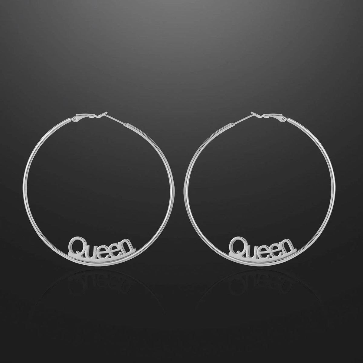Name Hoop Earrings