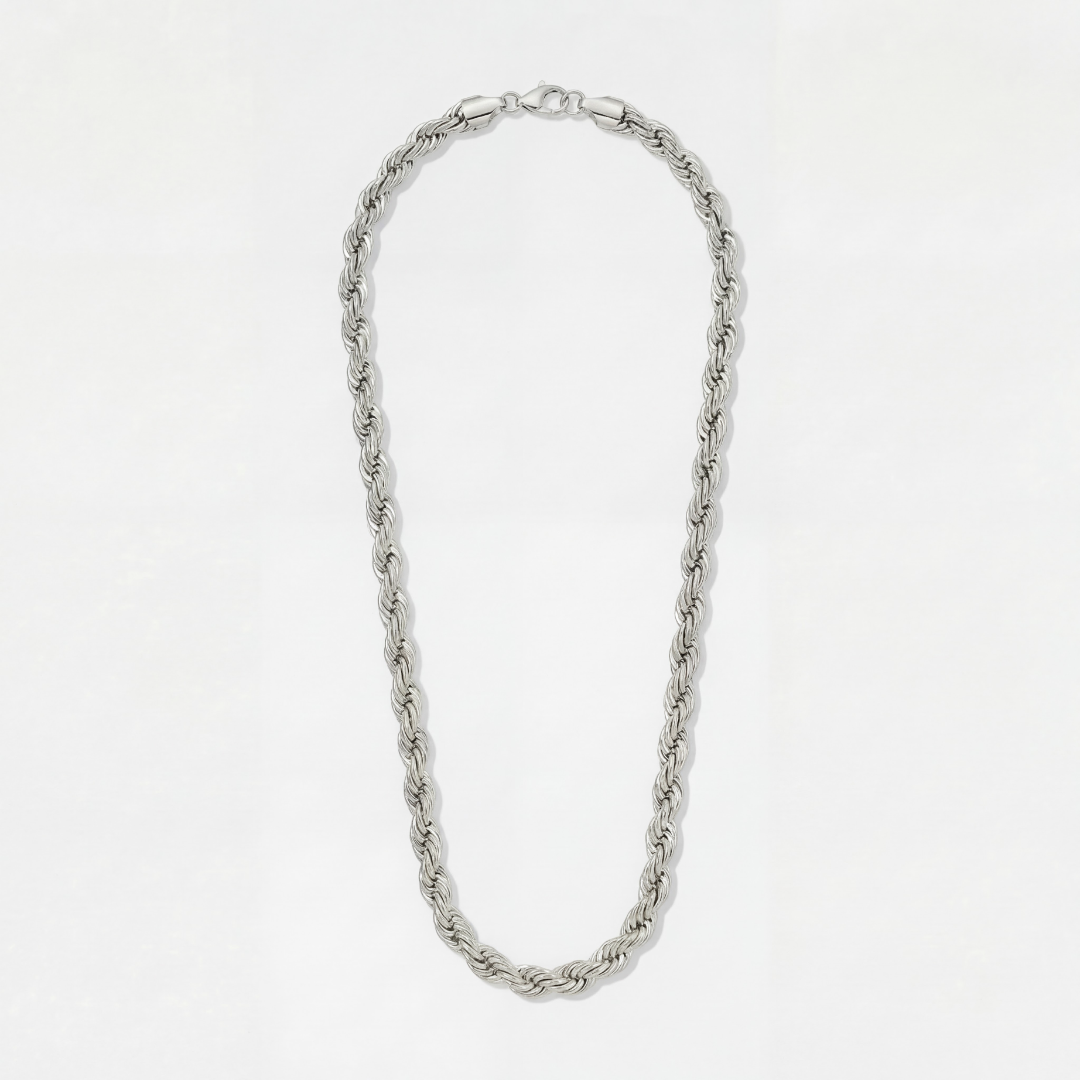 Rope Chain (Silver) - 8mm