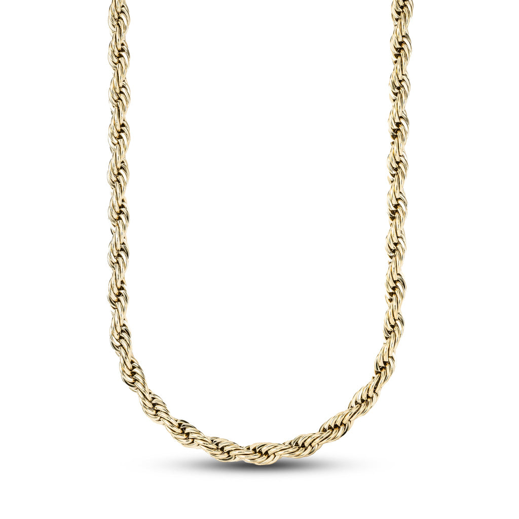 Rope Necklace in Yellow Gold Vermeil - 6mm