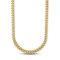 Miami Cuban Necklace in Hollow Yellow Gold - 8mm