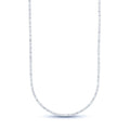 Moissanite Diamond Tennis Chain in Sterling Silver - 2mm