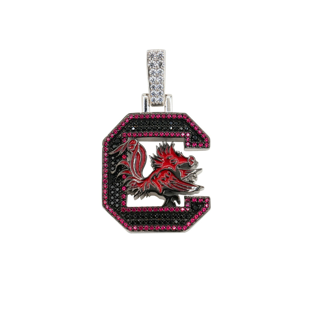 South Carolina Gamecocks in White Gold