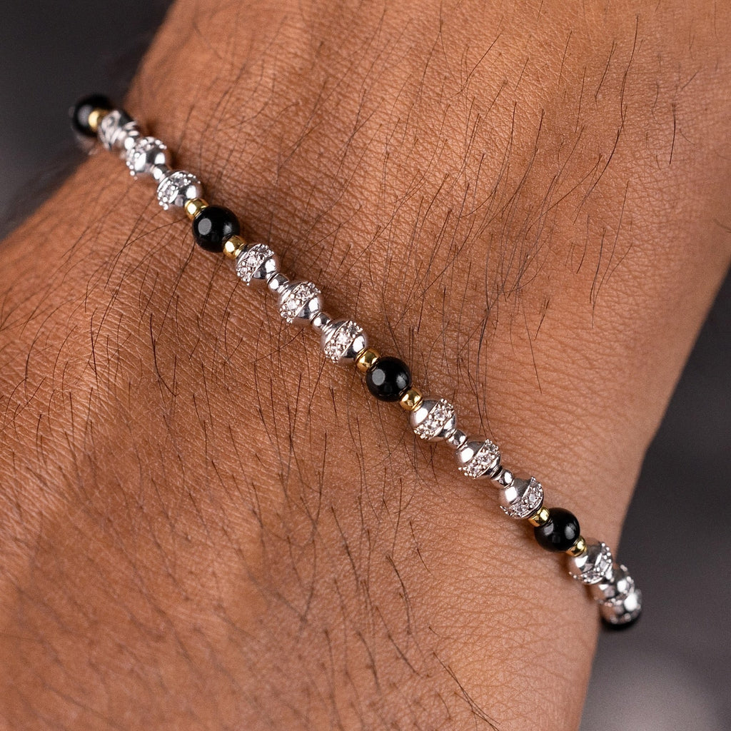 Sphere Iced Beaded Bracelet