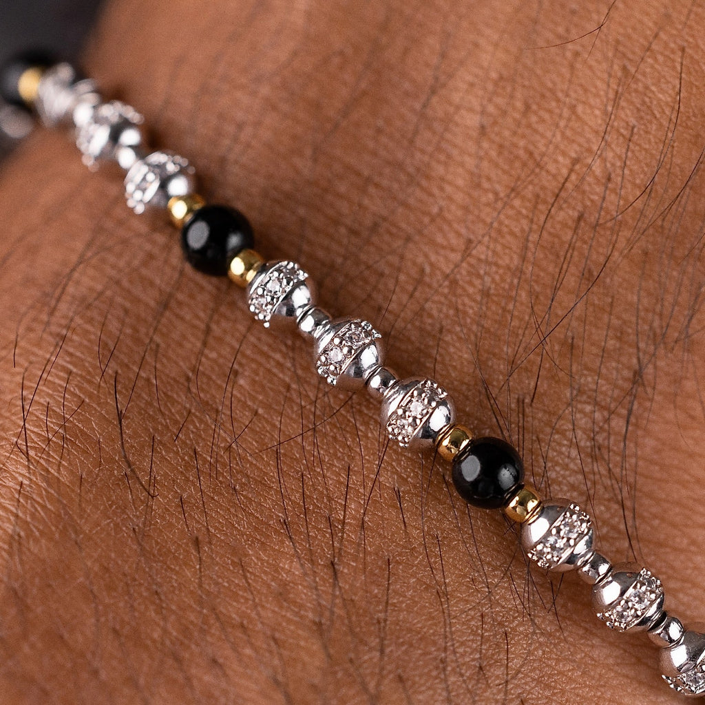 Sphere Iced Beaded Bracelet