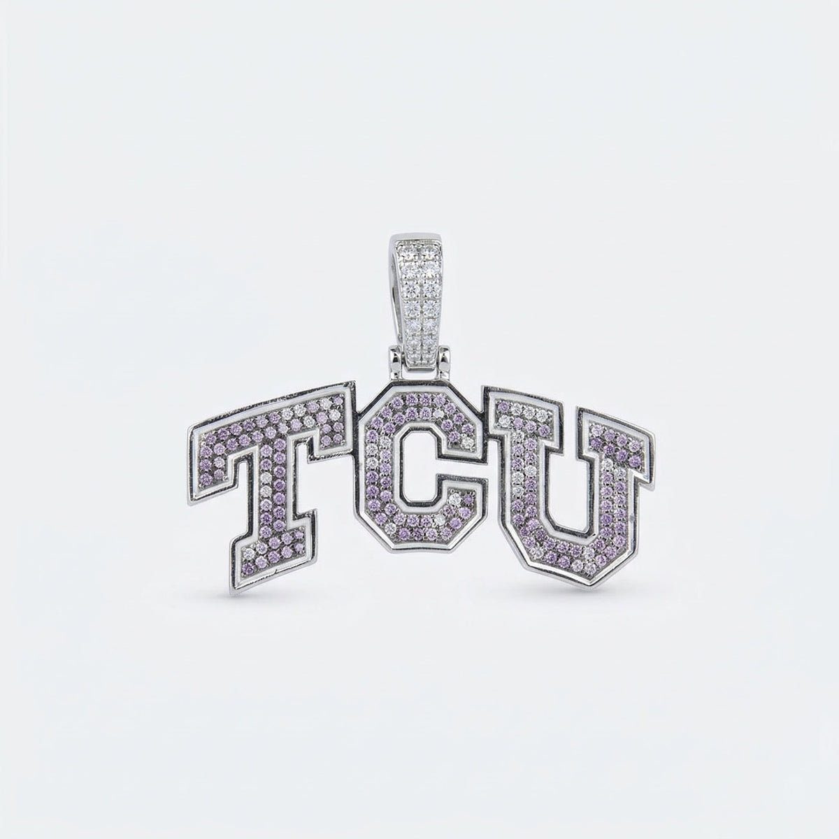 TCU Horned Frogs in White Gold