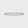 Women's Tennis Bracelet (Silver) - 3mm