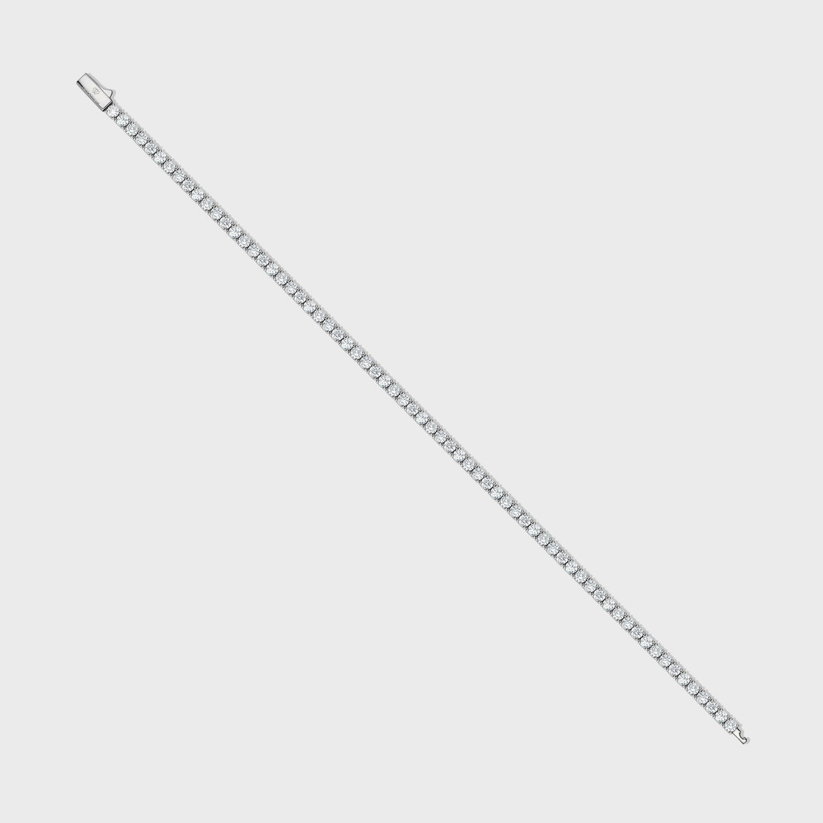 Women's Tennis Bracelet (Silver) - 3mm