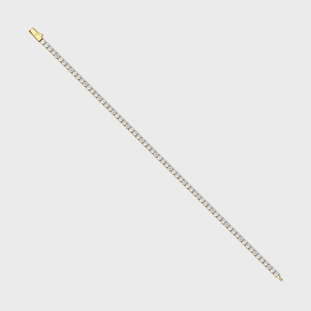 Tennis Bracelet (Gold) - 3mm