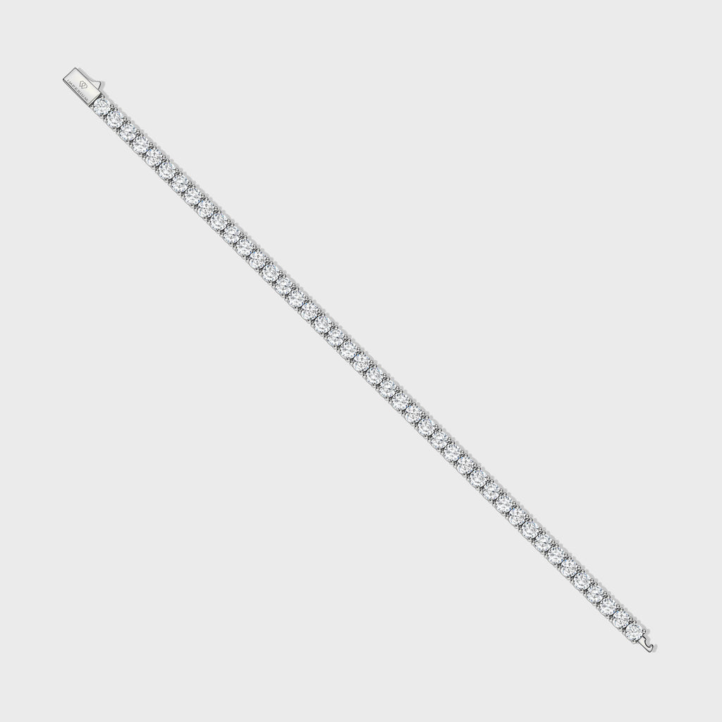 Women's Tennis Bracelet (Silver) - 5mm