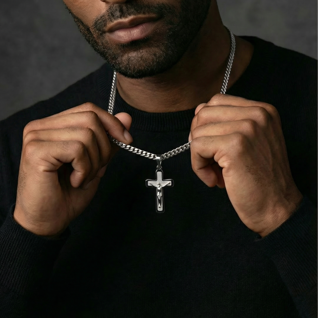 Jesus Cross Pendant (Silver)