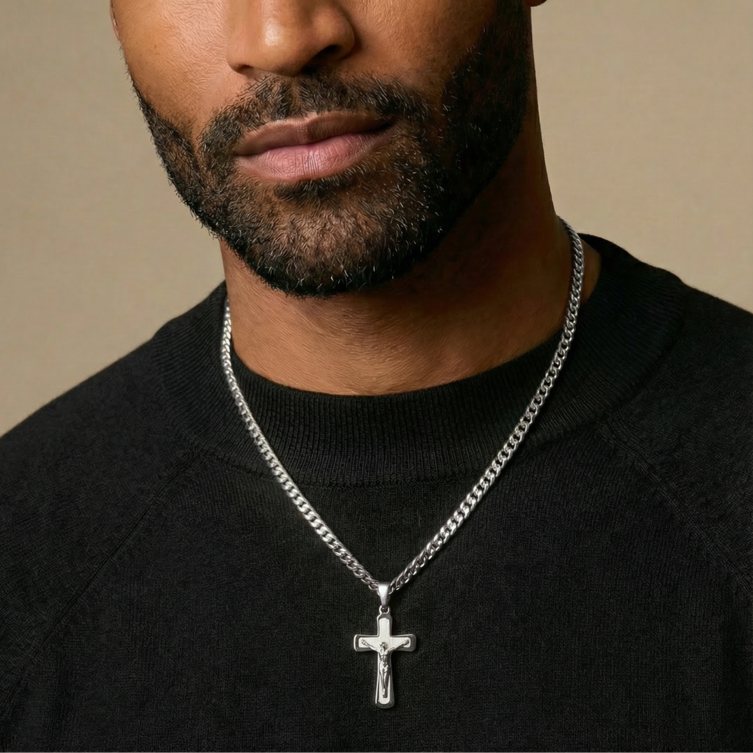Jesus Cross Pendant (Silver)