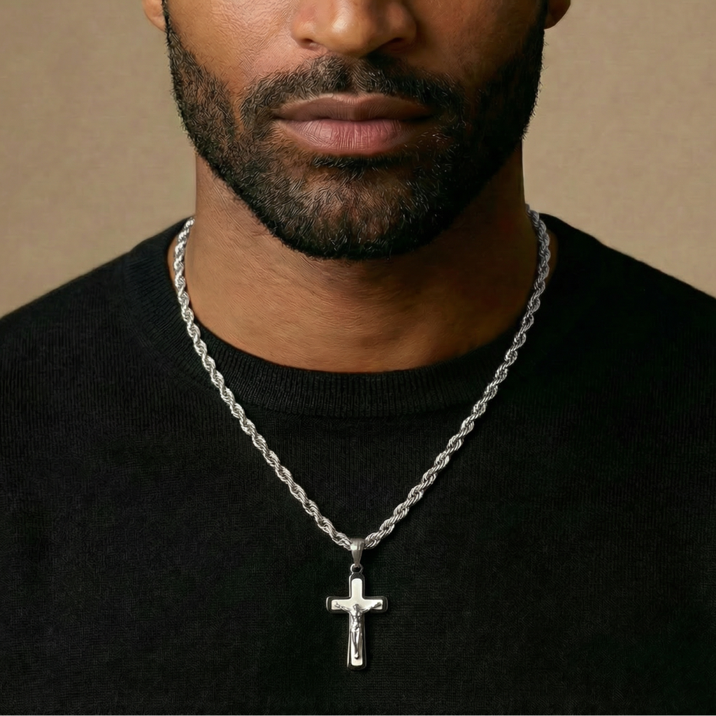 Jesus Cross Pendant (Silver)