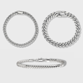 3 Bracelets for $99 (Silver)