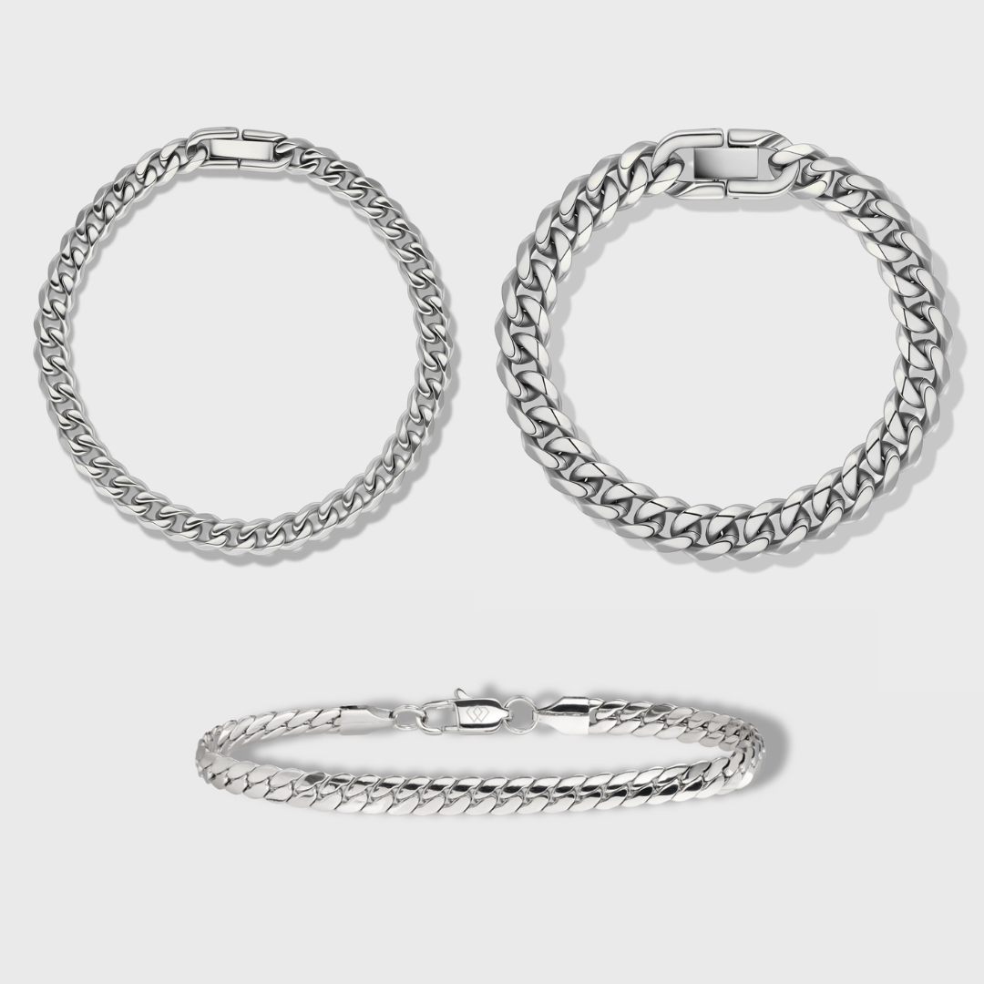 3 Bracelets for $99 (Silver)
