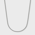Flat Snake Chain (Silver) - 2mm