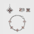 Red Clover Icon Pendant + Bracelet + Earrings
