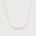 Moissanite Aurora Necklace (Gold)
